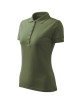 Pique polo free F10 khaki Malfini women`s polo shirt