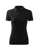 Pique Polo Free F10 Damen-Poloshirt, schwarz Malfini