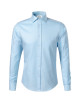 Journey 264 slant blue/white Malfini premium men`s shirt