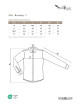 Journey 264 slant blue/white Malfini premium men`s shirt