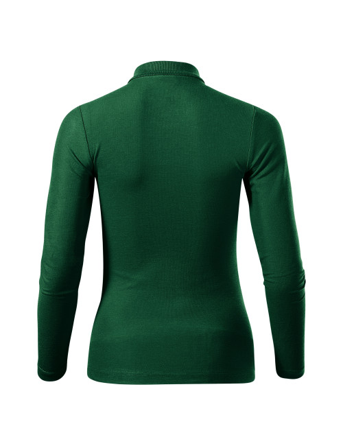 Koszulka polo damska Pique polo ls 231 dark green Malfini