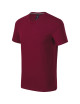 Koszulka męska Malfini Action V-neck garnet - P&M