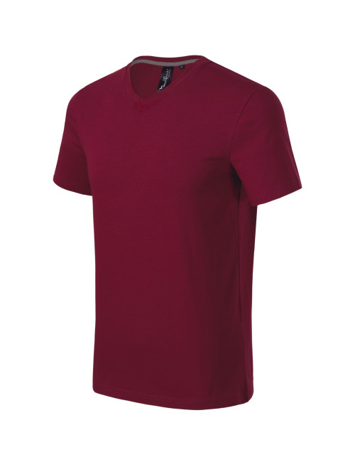 Koszulka męska Malfini Action V-neck garnet - P&M