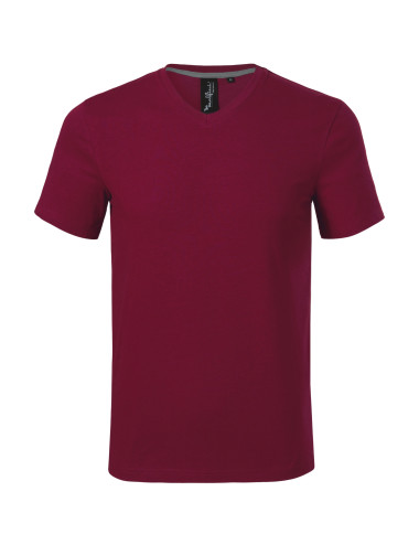 Malfini Action V-neck Men's T-shirt Garnet
