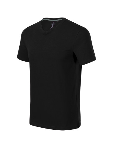 Koszulka męska Action v-neck 700 czarny Malfini premium