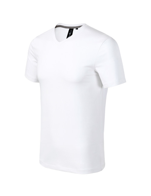 Men`s Action v-neck 700 white Malfini premium T-shirt