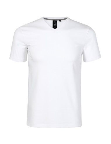 Koszulka męska Action v-neck 700 biały Malfini premium