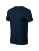 Men`s Action v-neck 700 T-shirt, navy blue, Malfini premium