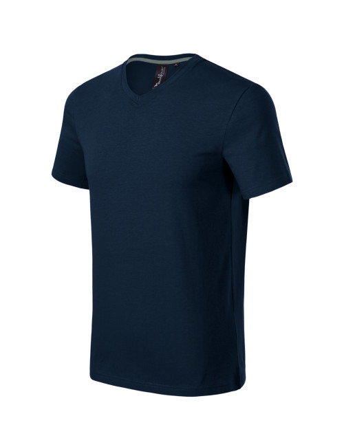 Men`s Action v-neck 700 T-shirt, navy blue, Malfini premium