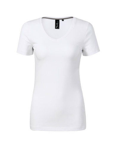 Malfini Action V-neck 701 Women's T-shirt White