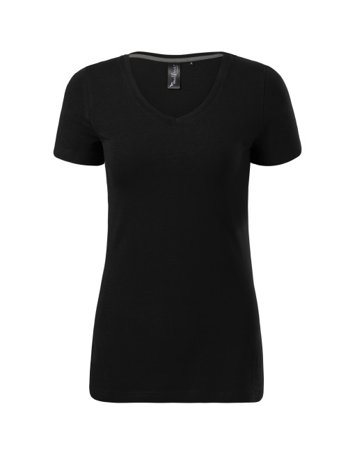 Koszulka damska Action v-neck 701 czarny Malfini premium
