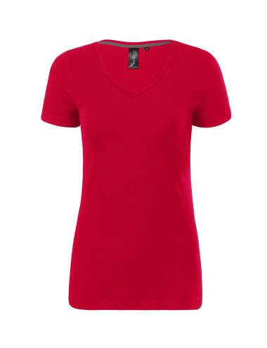 Koszulka damska Action v-neck 701 formula red Malfini premium