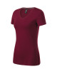Women`s Action v-neck 701 garnet Malfini premium T-shirt