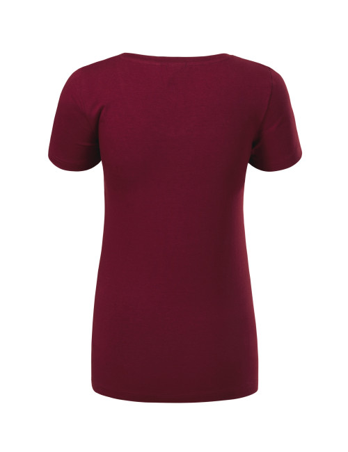 Women`s Action v-neck 701 garnet Malfini premium T-shirt