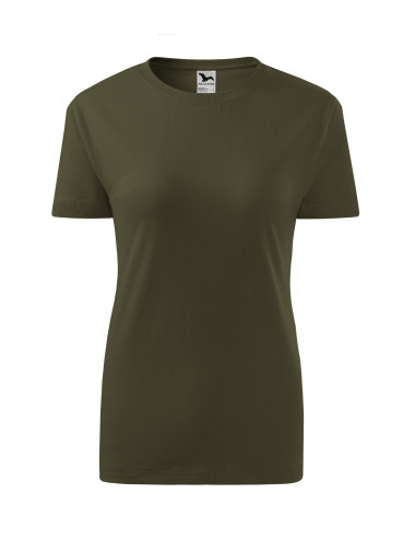 Koszulka damska Classic new 133 military Malfini