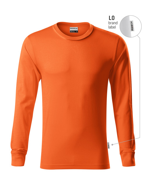 Unisex Resist ls R05 T-shirt orange (brand label) Malfini Rimeck