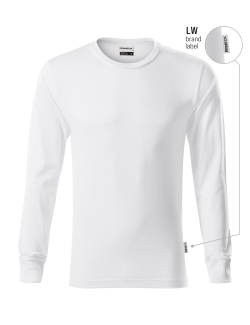 Unisex Resist ls R05 T-shirt white (brand label) Malfini Rimeck
