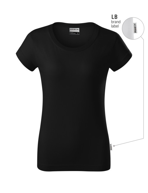 Koszulka damska Resist R02 czarny (brand label) Malfini Rimeck
