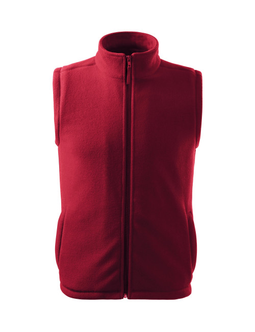 Unisex fleece vest Next 518 marlboro red (brand label) Malfini Rimeck