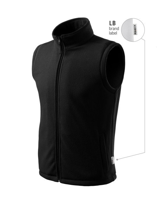 Unisex fleece vest Next 518 black (brand label) Malfini Rimeck