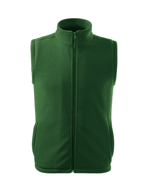 Unisex fleece vest Next 518 bottle green (brand label) Malfini Rimeck