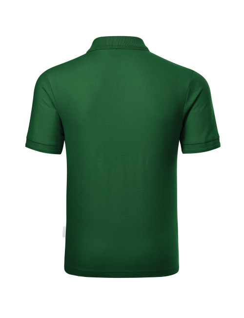 Men`s polo shirt Reserve R22 bottle green (brand label) Malfini Rimeck