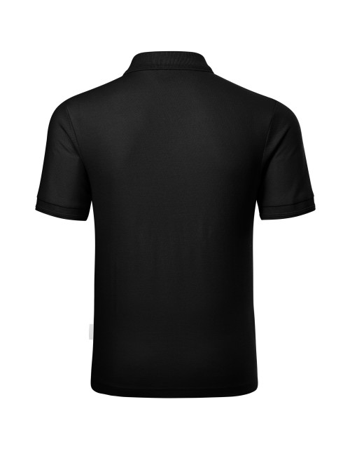 Men`s polo shirt Reserve R22 black (brand label) Malfini Rimeck