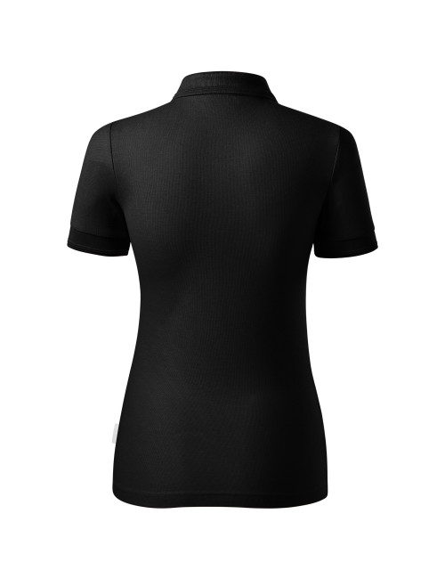 Reserve women`s polo shirt R23 black (brand label) Malfini Rimeck