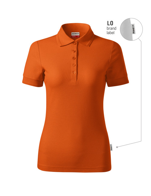 Reserve women`s polo shirt R23 orange (brand label) Malfini Rimeck