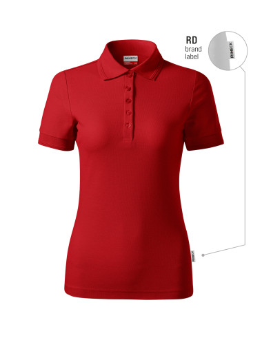 Reserve women`s polo shirt R23 red (brand label) Malfini Rimeck