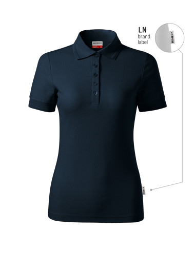 Reserve Damen-Poloshirt R23 Marineblau (Markenetikett) Malfini Rimeck