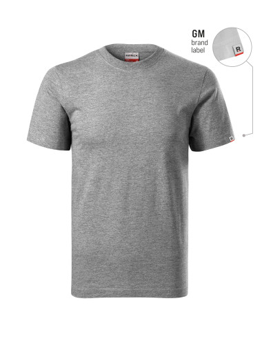 Recall R07 unisex T-shirt, dark gray melange (brand label) Malfini Rimeck