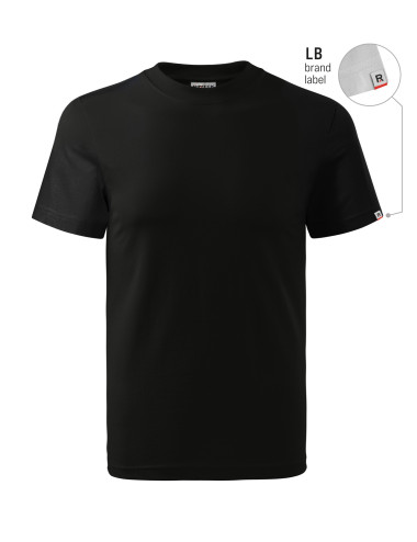 Unisex T-shirt Base R06 black (brand label) Malfini Rimeck