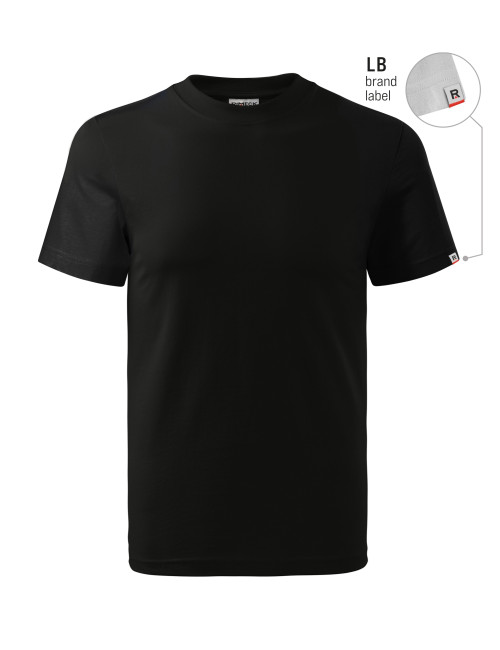 Unisex T-shirt Base R06 black (brand label) Malfini Rimeck