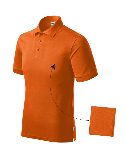 Koszulka polo męska Resist heavy polo R20 pomarańczowy 11 (brand label) Malfini Rimeck