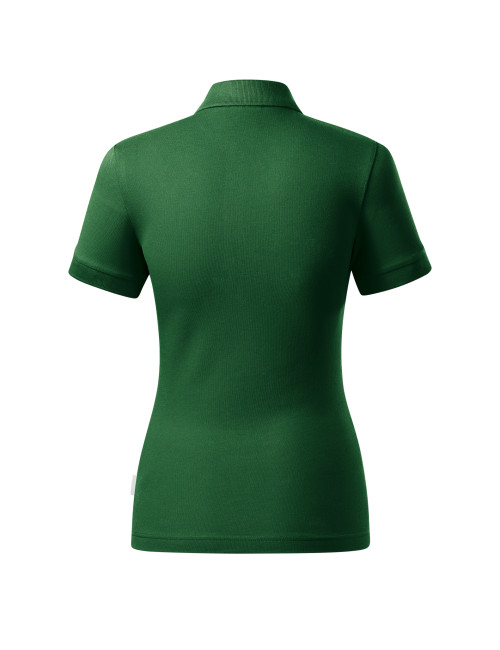 Women`s polo shirt Resist heavy polo R21 bottle green 06 (brand label) Malfini Rimeck