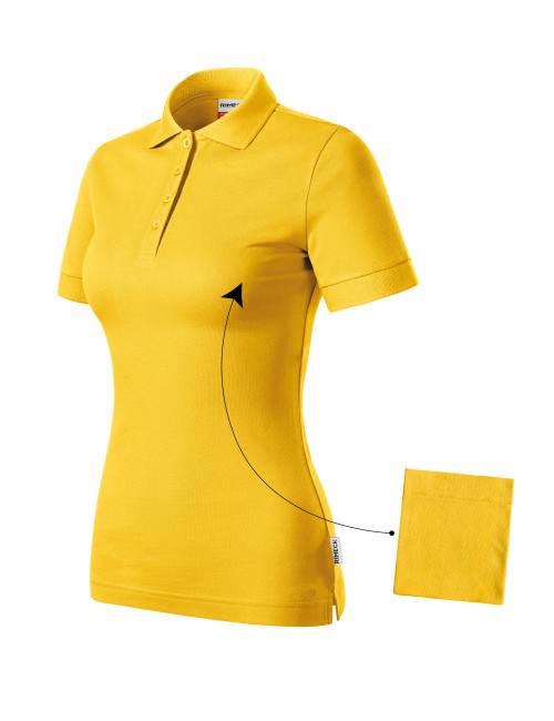 Women`s polo shirt Resist heavy polo R21 yellow 04 (brand label) Malfini Rimeck
