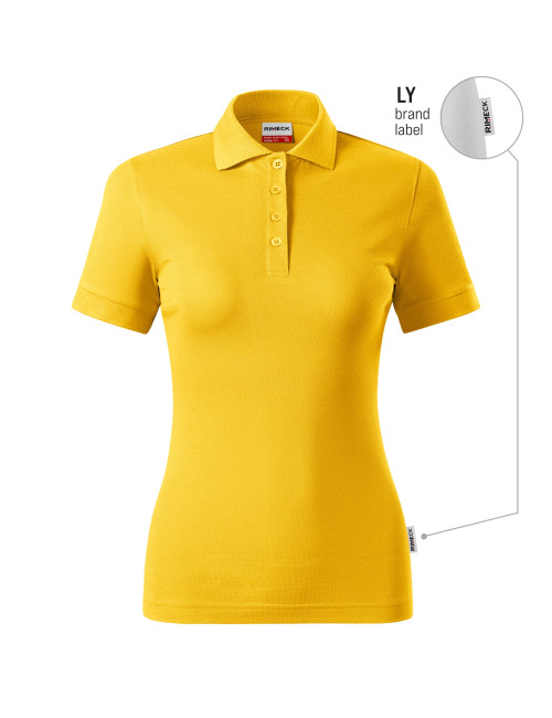 Women`s polo shirt Resist heavy polo R21 yellow 04 (brand label) Malfini Rimeck