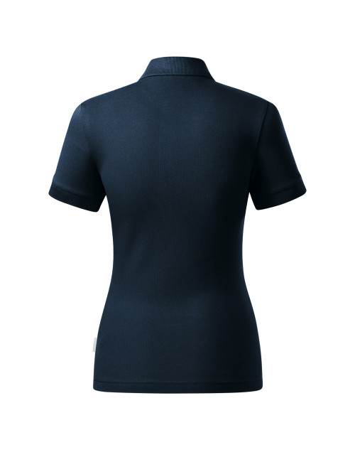 Women`s polo shirt Resist heavy polo R21 navy blue 02 (brand label) Malfini Rimeck