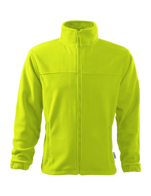 Men`s Fleece Jacket 501 lime 62 (brand label) Malfini Rimeck