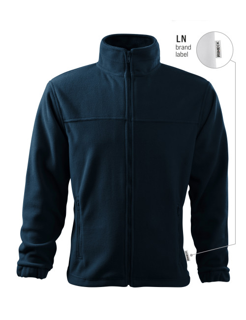 Men`s Fleece Jacket 501 navy blue 02 (brand label) Malfini Rimeck