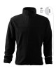 Men`s Fleece Jacket 501 black 01 (brand label) Malfini Rimeck