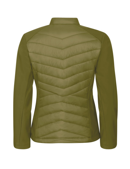 Damen-Hybridjacke Cross 556 avocadogrün Malfini Premium