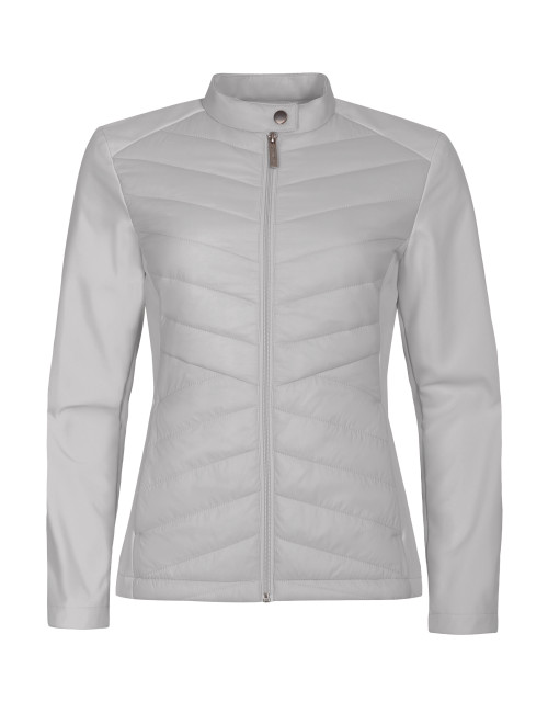 Damen-Hybridjacke Cross 556 Silbergrau Malfini Premium