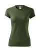 Khakifarbenes Malfini-T-Shirt Fantasy 140 für Damen