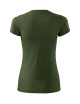 Khakifarbenes Malfini-T-Shirt Fantasy 140 für Damen