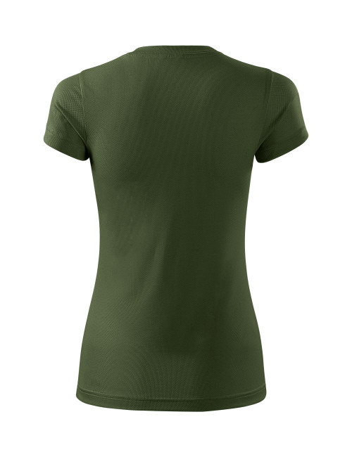 Khakifarbenes Malfini-T-Shirt Fantasy 140 für Damen