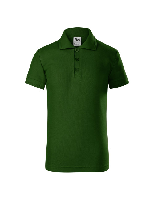 Kinder Piqué Poloshirt 222 flaschengrün Malfini