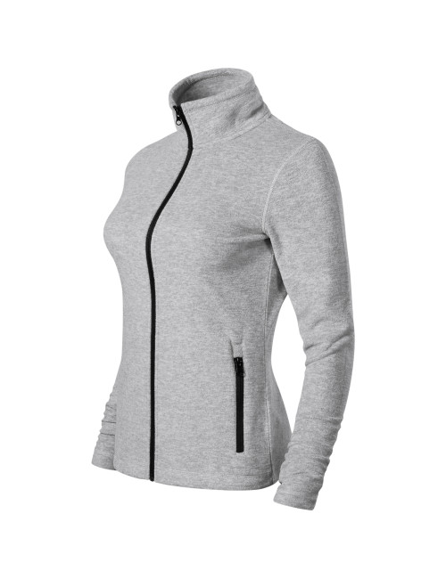 Damen-Mikropolar Malfini Factor 853 silberne Melange