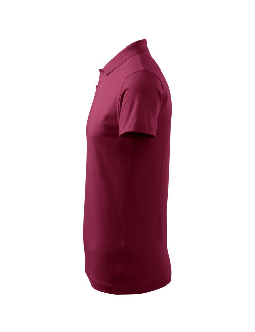 Herren Single Poloshirt j. 202 Granat Malfini